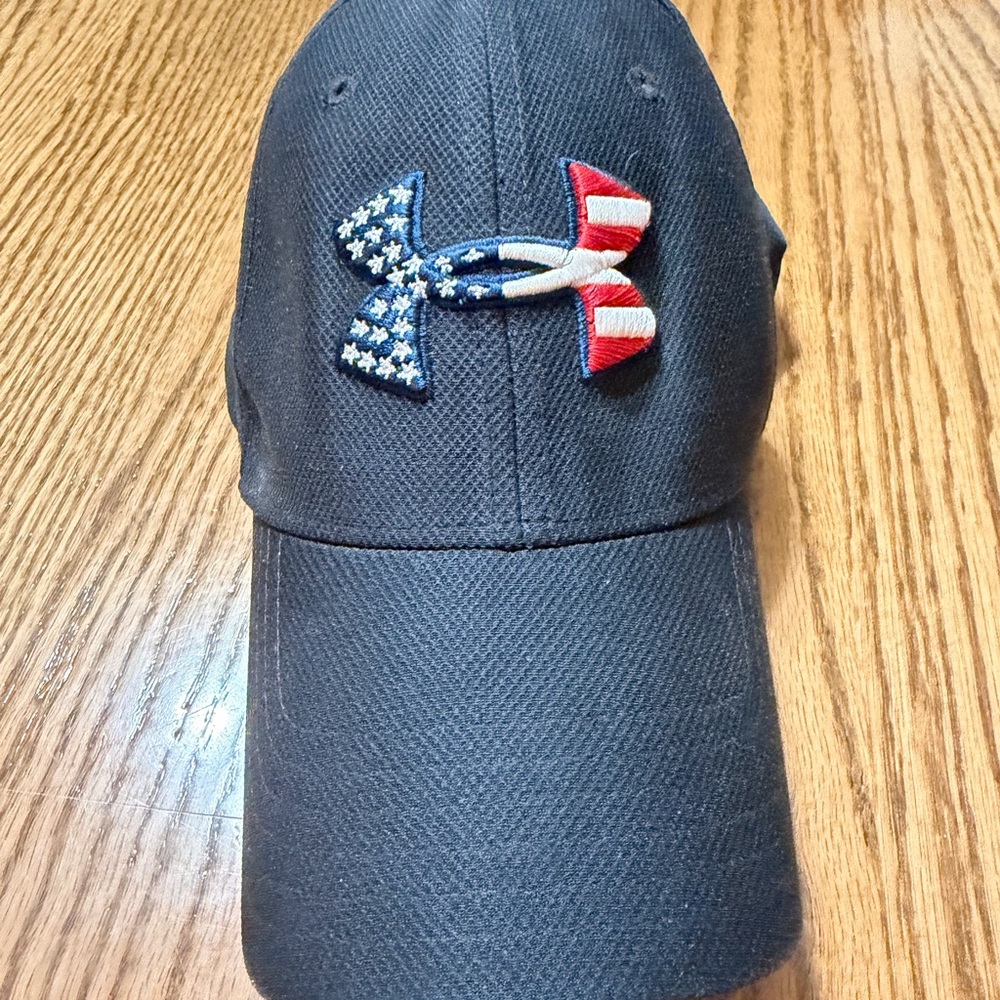 Under Armour Navy Cap with Patriotic Logo